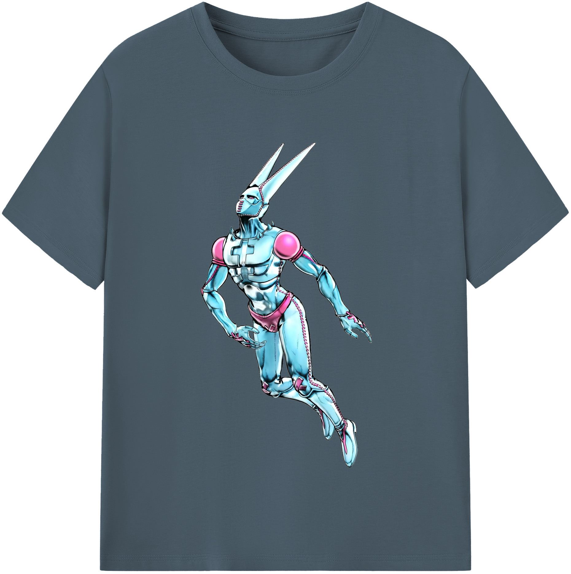 （画像用） ジョジョの奇妙な冒険 JoJo's Bizarre Adventure 綿100％半袖Tシャツ（フロントプリント）